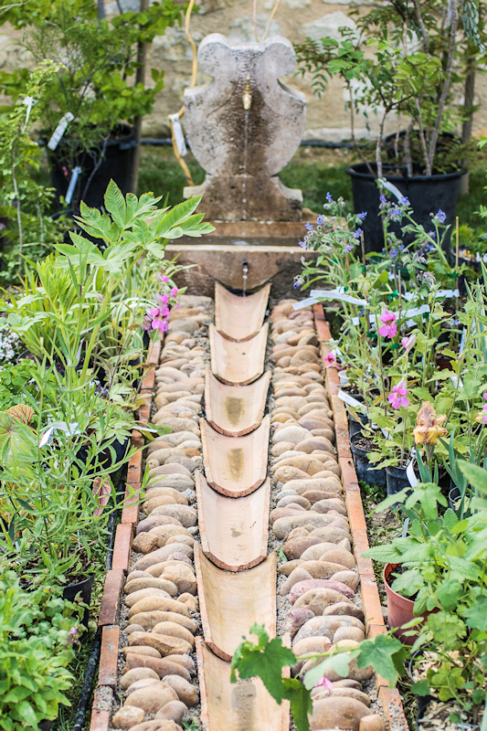 Jardin artificiel (fontaine) de démonstration