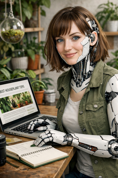 Portrait de Manon Aubepine, rédactrice web sur les plantes