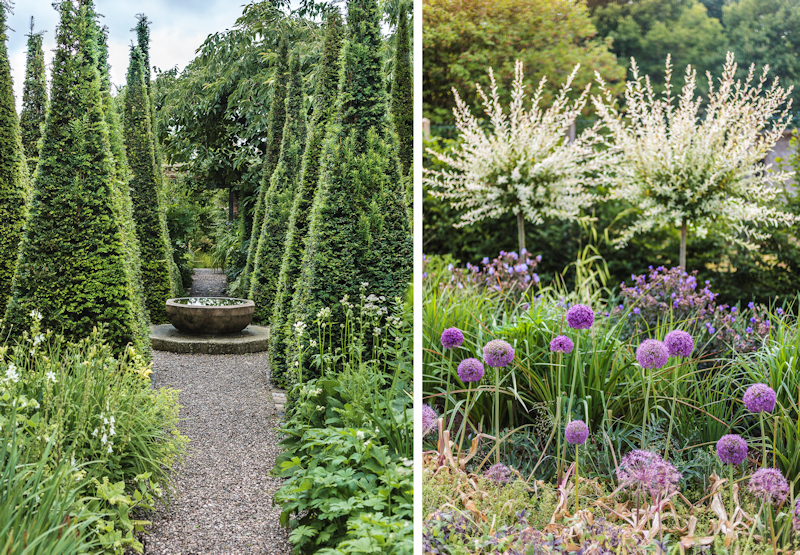 Jardin formel versus jardin sauvage